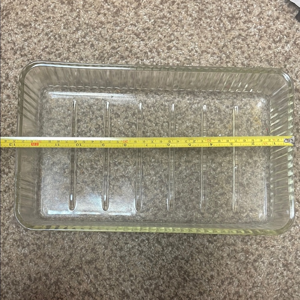 Vintage Frigidaire Logo Glass Cold Storage Meat Tray Refrigerator Plate - Picture 4 of 8